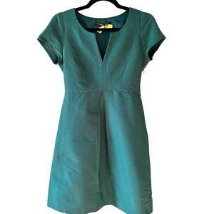 Emerald Green Cap Sleeve Midi Dress from Comptoir des Cotonniers in Size XS